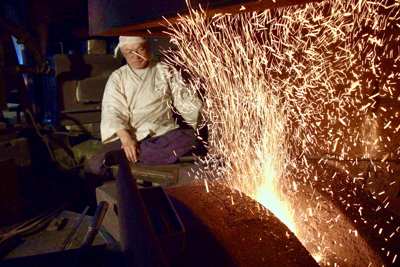 Japanese sword display